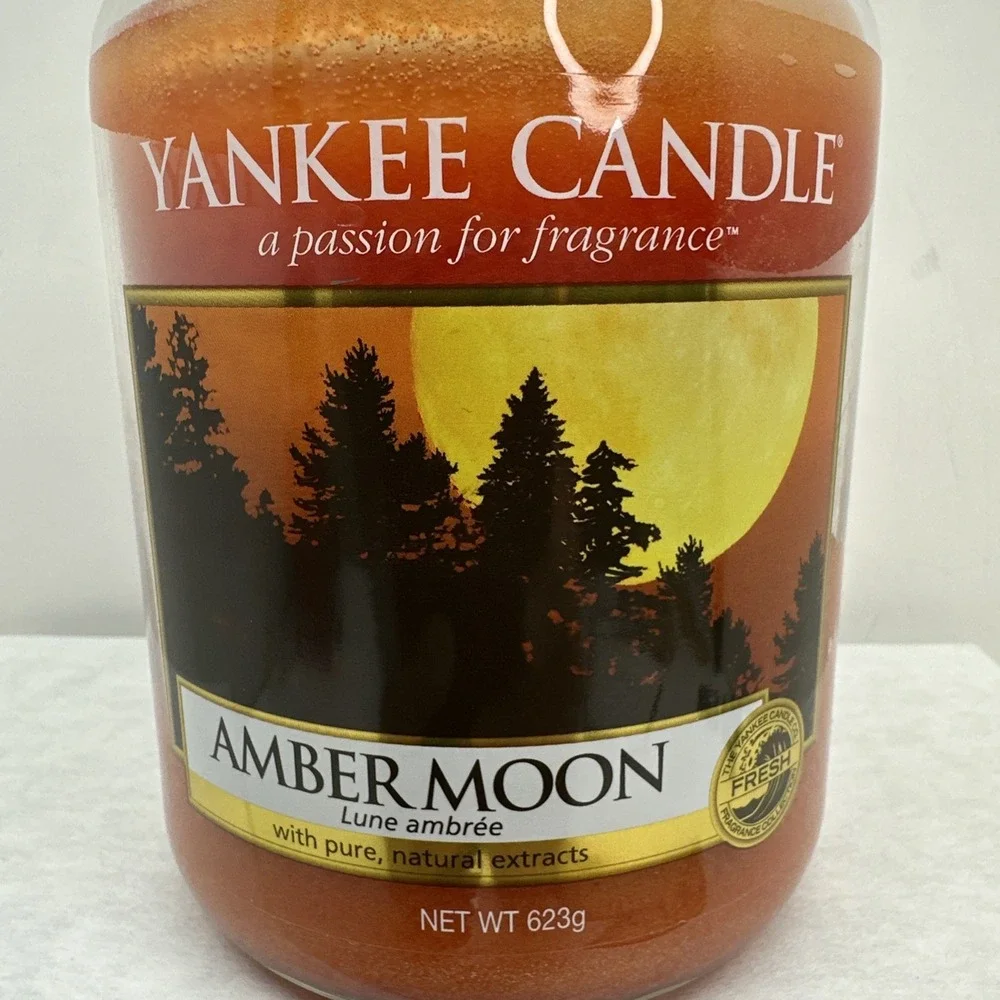 Yankee Candle Retired AMBER MOON Original Large 22 oz Jar European UK
